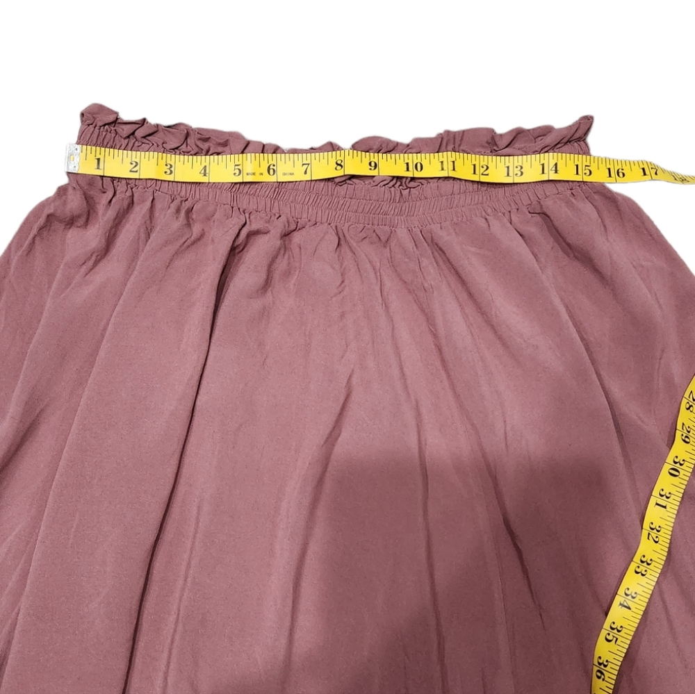 Torrid Flowy Peach Mini Summer Skirt Plus Size 0 - Picture 3 of 6